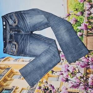 Miss Me Women's Dark Blue Boot Cut Jeans Size 26